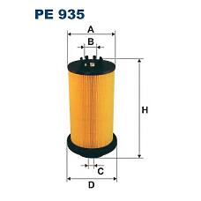 FILTRON PE935 (0000687090 / 00687090 / 0143230006) фильтр топливный pe935