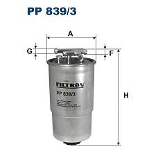 FILTRON PP8393 (1C0127401) фильтр топливный VW group