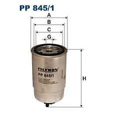 FILTRON PP845/1 (0004465121 / 0009831617 / 01174482) фильтр топливный pp845 / 1