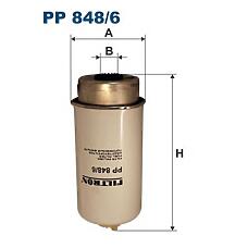 FILTRON pp848/6 (101300046 / 1227030082 / 1370779
) фильтр топл. корпусной