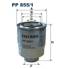FILTRON PP8551 (16901RJLE01 / 16901RMAE00 / 1861006) фильтр топливный Honda (Хонда)