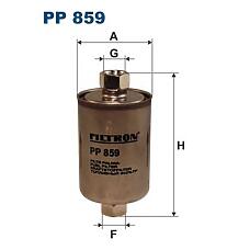 FILTRON pp859 (02C2C4163 / 0986450119 / 101300026) фильтр топл. корпусной