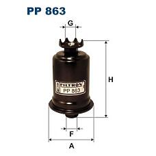 FILTRON PP863 (0450905914 / 0986450107 / 0986450624) фильтр топливный pp863