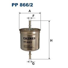 FILTRON PP866/2 (0450905921 / 110416 / 30520512) фильтр топливный
