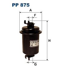 FILTRON PP875 (FS66)  фильтр топливный  ()
