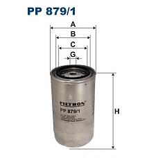 FILTRON PP879/1 (0986BF0312 / 110018 / 1457434402) фильтр топливный