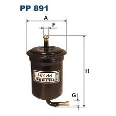 FILTRON PP891 (FS74 / FS74K80120490)  фильтр топливный ---