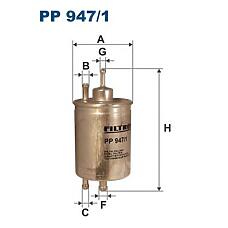 FILTRON PP947/1 (0020172112
 / 0020172112 / 0020179012) фильтр топливный pp947 / 1