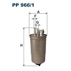 FILTRON PP966/1 (46533026 / 46533027) фильтр топливный