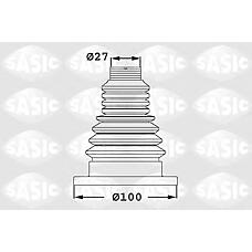 SASIC 1906033 (1906033 / 1K0498201) пыльник шруса внутреннего комплект