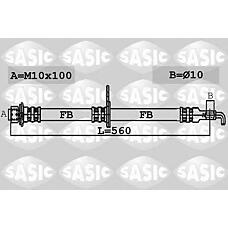 SASIC 6600038 (4806G3) шланг тормозной