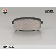FENOX BP43022 (5830207A00 / 5830207A10 / 583020XA00) колодки тормозные дисковые | зад прав / лев |