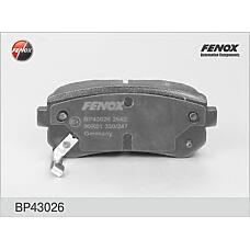 FENOX BP43026 (583021HA10 / 583021JA30 / 583022SA30) колодки дисковые задние\ i30 1.4-2.0 / 1.6d / 2.0d 07>,  Sportage (Спортедж) 10>