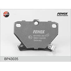 FENOX BP43035 (0446620090 / 0446652010 / 0446652020) колодки тормозные дисковые | зад прав / лев |