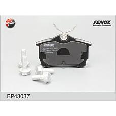 FENOX BP43037 (43022S1AE02 / 43022S1AE03 / 43022S1AE04) колодки дисковые задние\ Honda (Хонда) Accord (Аккорд) 1.6i-2.3i / 2.0tdi 98>