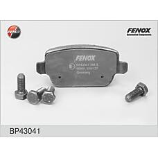 FENOX BP43041 (1439867 / 1459408 / 1477803) колодки дисковые задние\ Ford (Форд) Mondeo (Мондео) IV / kuga / Galaxy (Галакси) 2.0-2.5 / 1.8tdci 06>