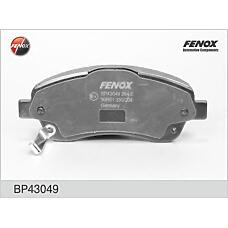 FENOX BP43049 (0446505130 / 0446505131 / 0446505140) колодки тормозные дисковые | перед прав / лев |