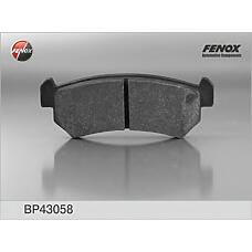 FENOX BP43058 (13196405
 / 13196405 / 131964059640513) колодки задние Chevrolet (Шевроле) Lacetti (Лачети) 1.4 / 1.6 / 1.8 / 2.0d 05- [104,5*39*14,6, sumitomo syst.] bp43058