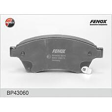 FENOX BP43060 (13301234 / 13412810 / 1605135) колодки дисковые передние\ Opel (Опель) Astra (Астра) / zafira, Chevrolet (Шевроле) cruze 1.4-2.0 09>