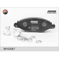 FENOX BP43067 (425166 / 425191 / 425204) колодки дисковые передние\ Peugeot (Пежо) 206 1.4 / 1.6 / 1.4hdi / 1.9d 01>