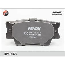 FENOX BP43068 (0446602220 / 0446606060 / 0446606070) колодки дисковые задние\ Toyota (Тойота) Rav 4 (Рав 4) 2.4 / 3.5i / 2.4d 4wd 06>