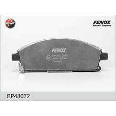 FENOX BP43072 (410601W385 / 410601W386 / 410601W387) колодки дисковые передние\ Nissan (Ниссан) patfinder / x-trail / Infiniti (Инфинити) q45 89-01