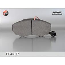 FENOX bp43077 (0000071772817 / 425242 / 425243) колодки диск торм..перед.(без датчика износа) Fiat (Фиат) Ducato (Дукато) Peugeot (Пежо) boxer