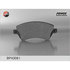 FENOX BP43081 (0446502061
 / 0446502061 / 0446502120
) колодки дисковые передние диск 15'\ Toyota (Тойота) Corolla (Корола) 1.4 / 1.6 / 2.0d 02>