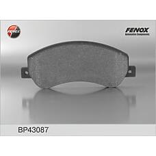 FENOX BP43087 (1371402 / 1433952 / 1488962) колодки пер.Ford (Форд) Transit (Транзит) 06=>2.2 / 2.4 / 3.2 tdci