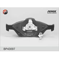 FENOX BP43097 (044650D050 / 044650D050000 / BP43097) колодки дисковые передние\ Toyota (Тойота) Yaris (Ярис) 1.0 / 1.3 06>