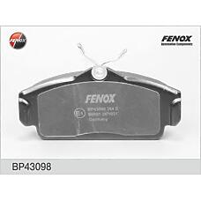 FENOX BP43098 (410602F525 / 410602F526 / 410602F527) колодки дисковые передние\ Nissan (Ниссан) Primera (Примера) 1.6i-2.0i / 2.0td 16v 96-02