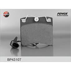 FENOX BP43107 (7D0695151C
 / 7D0695151C / 7D0698151C
) колодки дисковые передние диск 16'\ VW t4 2.5 / 2.4d / 2.5tdi 99>