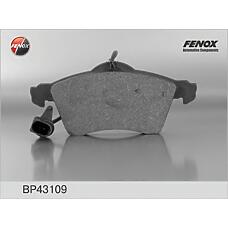 FENOX BP43109 (7D0698151D / 7D0698151D7D0698151F / 7D0698151F
) колодки тормозные дисковые | перед прав / лев |