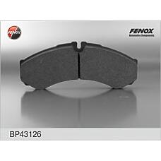 FENOX bp43126 (001906401 / 002991668 / 002994086) колодки диск торм..перед. / задние iveco daily I II III 98- / 06-
