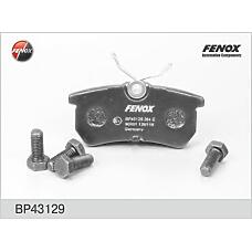 FENOX BP43129 (1075565 / 1107698 / 1425407) колодки дисковые задние\ Ford (Форд) Focus (Фокус) 1.4i-2.0i / 1.8td 98>