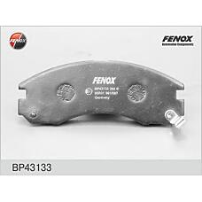 FENOX BP43133 (4605A492 / 4605A730 / BP43133) колодки дисковые передние\ Mitsubishi (Мицубиси) galant / Outlander (Аутлендер) 2.0 / 2.5 / 2.4gdi 89> / l200 2.5d 96>