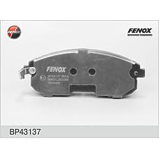 FENOX BP43137 (10602Y090 / 410602Y090 / 410602Y091) колодки дисковые передние\ Nissan (Ниссан) tIIda / teana / juke 1.6 / 1.8 / 1.5dci 07>