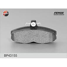 FENOX BP43155 (004532247A / 004532247P / 004532251A) колодки тормозные дисковые | перед прав / лев |