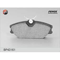 FENOX BP43161 (410607125R / 7701206379 / 7701209380) колодки дисковые передние\ Renault (Рено) Laguna (Лагуна) / Megane (Меган) 1.8i / 1.9dci 99-02