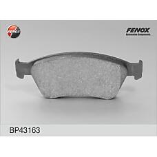 FENOX BP43163 (4D0698151AB / 4E0698151 / 4E0698151A) колодки тормозные дисковые | перед прав / лев |