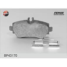 FENOX BP43170 (1684200020 / 1684200120 / 1684200720) колодки тормозные дисковые | перед прав / лев |