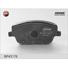 FENOX BP43176 (6Q0698151A / BP43176 / GDB1414) колодки тормозные дисковые без датчика | перед прав / лев |