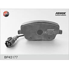 FENOX bp43177 (6Q0698151C / BP43177 / GDB1472) колодки диск торм..
