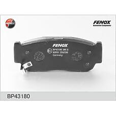 FENOX BP43180 (48413091A0 / 48413091A1 / 583023EU00) колодки тормозные дисковые | зад прав / лев |