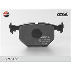 FENOX BP43188 (34211163324 / 34211163326 / 34211163833) колодки зад.BMW (БМВ) 3(e46), 5(e39), 7(e38) x3 (e83, e83n), x5(e53) -05
