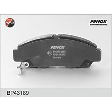 FENOX BP43189 (06450S6EE50 / 45022S6EE50 / 45022S7AE00) колодки дисковые передние\Honda (Хонда) Jazz (Джаз) 1.2i / 1.4 / stream 1.7i / 2.0i 01>