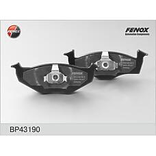 FENOX BP43190 (6N0698151 / 6N0698151C / BP43190) колодки тормозные дисковые | перед прав / лев |