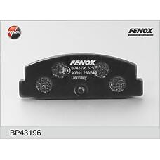 FENOX BP43196 (BP43196 / GDB3311 / GJYA2643Z) колодки дисковые задние\ Mazda (Мазда) 323 1.4-2.0td 98-03 / 6 1.8-2.0d 02