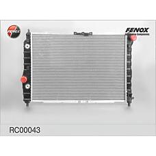 FENOX RC00043 (96443478 / 96536526 / P96536526) радиатор системы охлаждения акпп\ Chevrolet (Шевроле) aveo, Daewoo (Дэу) kalos 1.2 / 1.4 03>