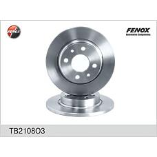 FENOX tb2108o3 (21080350107000 / 21083501070 / TB2108O3) диск тормозной